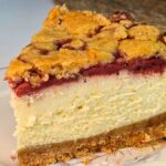 🍓 Cheesecake Fraise & Crumble : ultra crémeux, fraises rôties et crumble croustillant