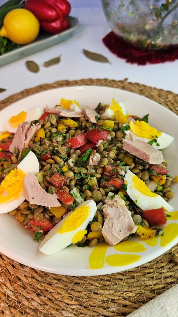 salade de lentilles